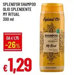 Galassia Splend'Or Shampoo Olio Splendente My Ritual offerta