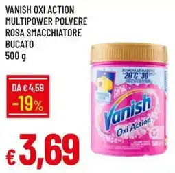 Galassia Vanish Oxi Action MultiPower Polvere Rosa Smacchiatore Bucato offerta