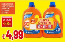 Galassia Sole Detersivo Lavatrice Bianco Splendente offerta