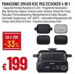 Galassia Panasonic GM400 KXE Multicooker 4 in 1 offerta