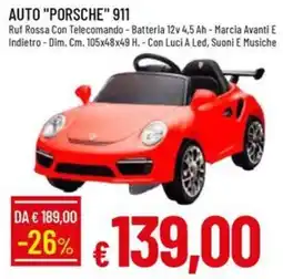 Galassia AUTO "PORSCHE" 911 offerta