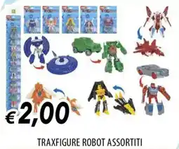 IperFamila TRAXFIGURE ROBOT ASSORTITI offerta