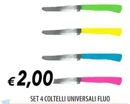 IperFamila COLTELLI UNIVERSALI FLUO offerta
