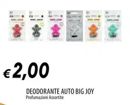 IperFamila DEODORANTE AUTO BIG JOY offerta
