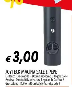 IperFamila JOYTECK MACINA SALE E PEPE offerta