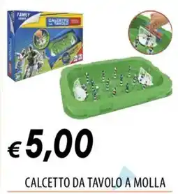 IperFamila CALCETTO DA TAVOLO A MOLLA offerta