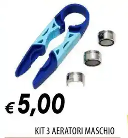 IperFamila KIT 3 AERATORI MASCHIO offerta
