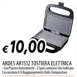 IperFamila ARDES AR1S12 TOSTIERA ELETTRICA offerta