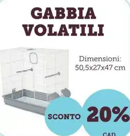 ZooPlanet Gabbia volatili offerta