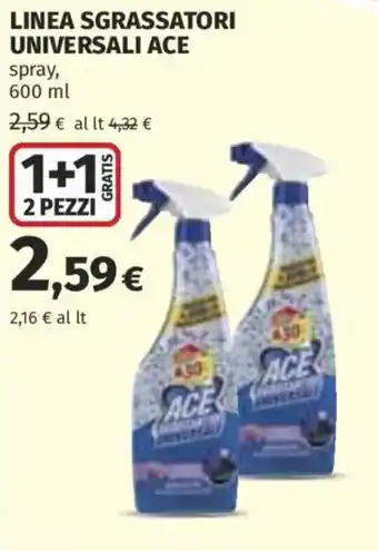 LINEA SGRASSATORI UNIVERSALI ACE