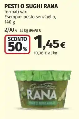Ipercoop Pesti o sughi RANA offerta