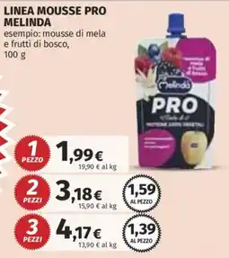 Ipercoop LINEA MOUSSE PRO MELINDA offerta