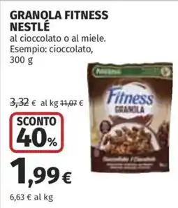Ipercoop Granola Fitness Nestlé offerta