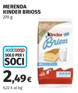 Ipercoop Kinder Brioss offerta