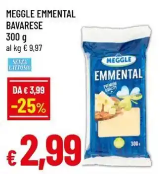 Famila Superstore MEGGLE EMMENTAL BAVARESE offerta