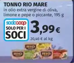 Ipercoop Tonno Rio Mare offerta