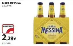 Ipercoop Birra Messina offerta