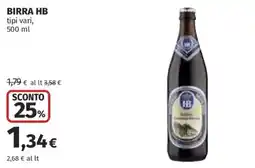 Ipercoop BIRRA HB offerta