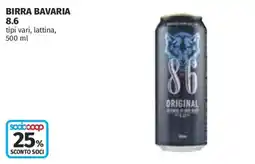 Ipercoop Birra bavaria 8.6 offerta