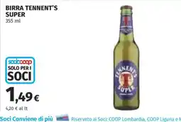 Ipercoop Birra Tennent's Super offerta