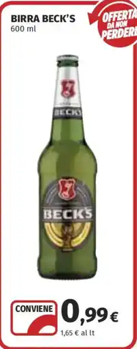 Ipercoop Birra Beck's offerta
