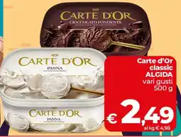 Coop Radenza Carte d'Or classic ALGIDA offerta