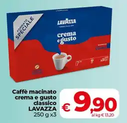 Coop Radenza Caffè macinato crema e gusto classico LAVAZZA offerta