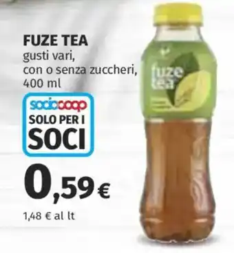 Ipercoop Fuze Tea offerta