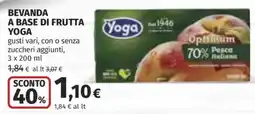 Ipercoop Beveranda a base di frutta Yoga offerta