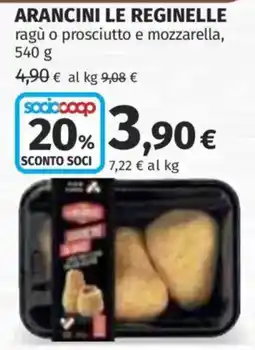 Ipercoop Arancini Le Reginelle offerta
