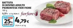 Ipercoop BATTUTA DI BOVINO ADULTO PIEMONTESE FIOR FIORE offerta