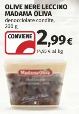 Ipercoop Olive nere leccino madama oliva offerta