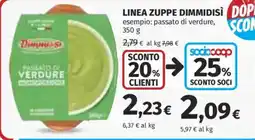 Ipercoop Dimmidisì Passato di Verdure offerta