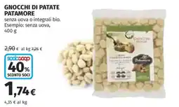 Ipercoop Gnocchi di patate Patamore offerta
