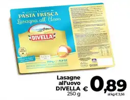 Coop Radenza Lasagne all'uovo DIVELLA offerta