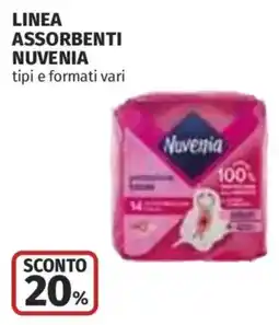 Ipercoop Assorbenti Nuvenia offerta