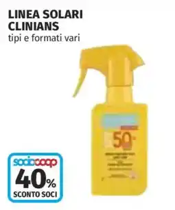 Ipercoop Linea solari Clinians offerta