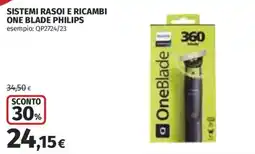 Ipercoop OneBlade PHILIPS offerta