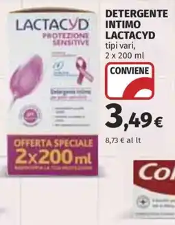 Ipercoop Detergente intimo Lactacyd offerta