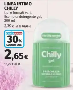 Ipercoop Chilly gel offerta