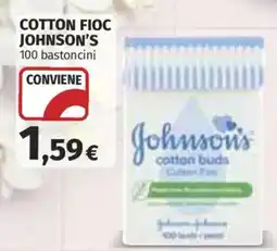 Ipercoop COTTON FIOC JOHNSON'S offerta