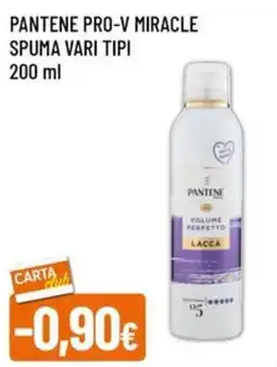 Famila Superstore Pantene Pro-V Miracle Spuma Vari Tipi offerta