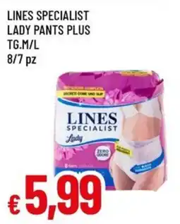 Famila Superstore LINES SPECIALIST LADY PANTS PLUS offerta