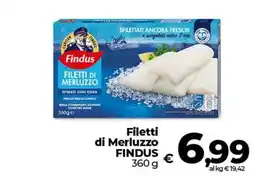 Coop Radenza Filetti di Merluzzo FINDUS offerta