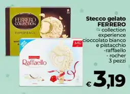Coop Radenza Stecco gelato FERRERO collection experience offerta
