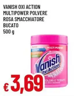 Famila Superstore Vanish Oxi Action Multi Power Polvere Rosa Smacchiatore Bucato offerta