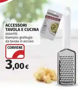 Ipercoop grattugia da tavola in acciaio offerta