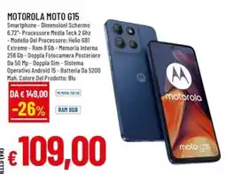 Famila Superstore MOTOROLA MOTO G15 offerta
