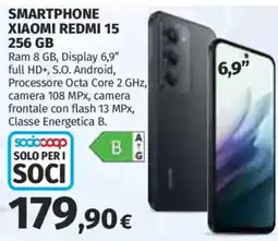 Ipercoop SMARTPHONE XIAOMI REDMI 15 offerta