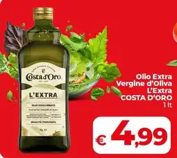 Coop Radenza Olio Extra Vergine d'Oliva L'Extra COSTA D'ORO offerta